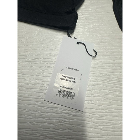 Gymshark‎ Flex Cycling Shorts Women's Small Stretch Biker Athletic Workout Black - Picture 3 of 6